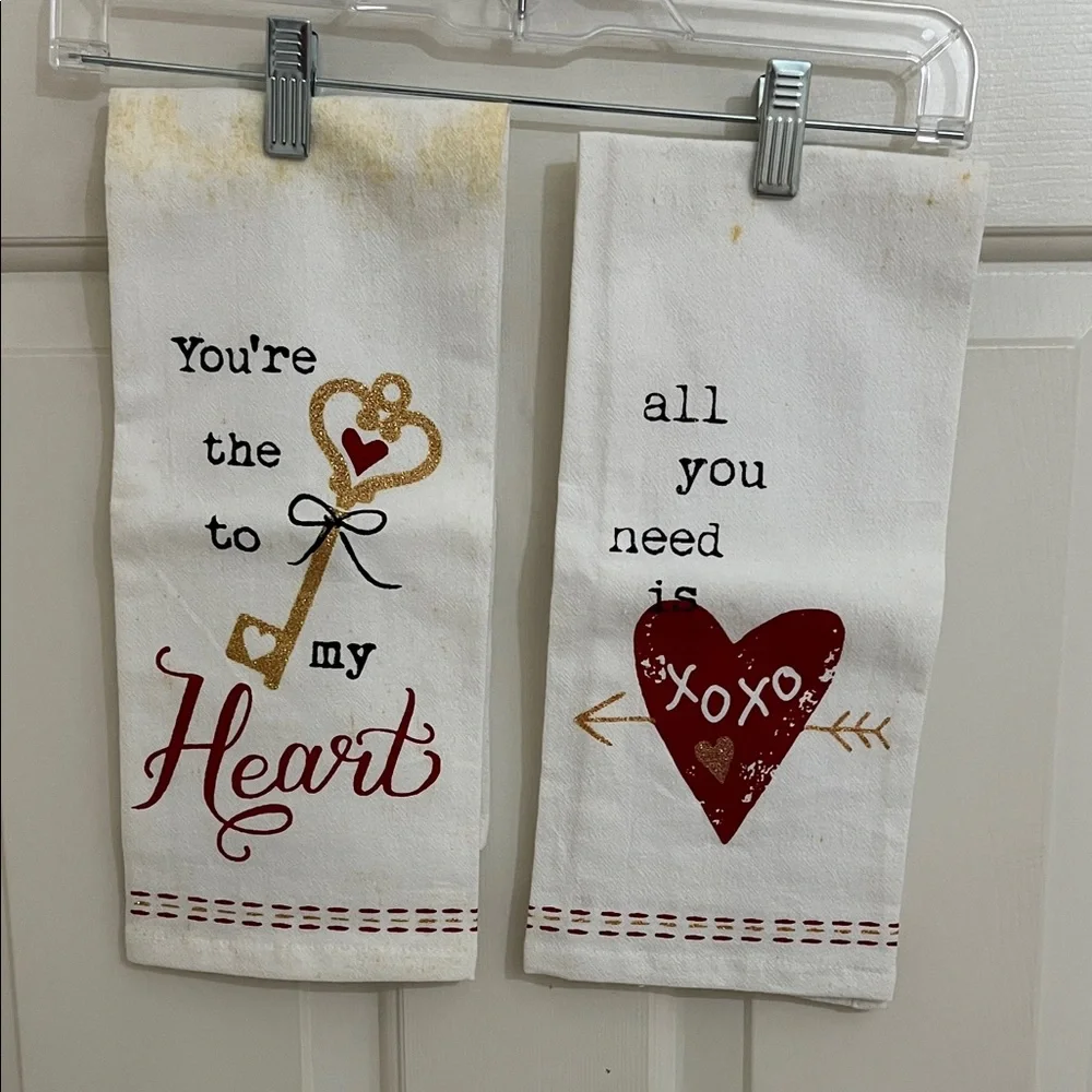 Kay Dee Designs Valentines Day Hand Towels (set of 2)